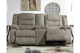 McCade Cobblestone Reclining Loveseat with Console - 1010494 - Vega Furniture