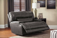 McCaskill Gray Oversized Power Recliner - U6090082 - Vega Furniture