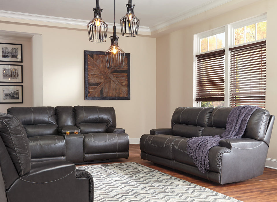 McCaskill Gray Reclining Living Room Set - SET | U6090081 | U6090094 | U6090052 - Vega Furniture