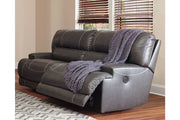 McCaskill Gray Reclining Sofa - U6090081 - Vega Furniture