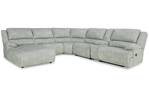 McClelland Gray 6-Piece Reclining Sectional with Chaise - SET | 2930205 | 2930219 | 2930241 | 2930246 | 2930257 | 2930277 - Vega Furniture