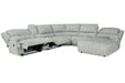 McClelland Gray 6-Piece Reclining Sectional with Chaise - SET | 2930207 | 2930219 | 2930240 | 2930246 | 2930257 | 2930277 - Vega Furniture