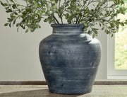 Meadie Distressed Blue Vase - A2000629 - Vega Furniture
