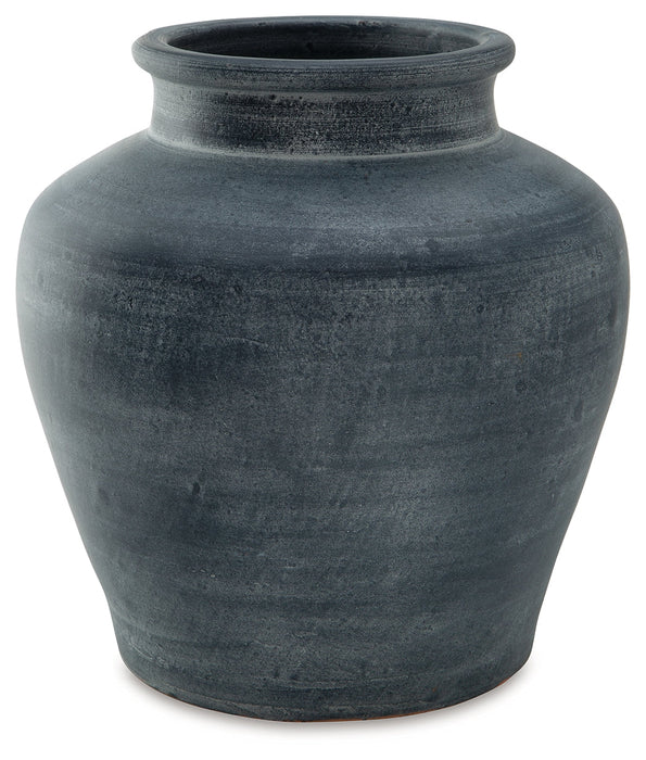 Meadie Distressed Blue Vase - A2000629 - Vega Furniture