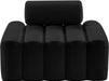 Melody Black Velvet Chair - 647Black-C - Vega Furniture