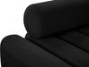 Melody Black Velvet Chair - 647Black-C - Vega Furniture