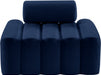 Melody Blue Velvet Chair - 647Navy-C - Vega Furniture