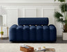 Melody Blue Velvet Loveseat - 647Navy-L - Vega Furniture