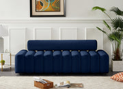 Melody Blue Velvet Sofa - 647Navy-S - Vega Furniture