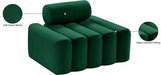 Melody Green Velvet Chair - 647Green-C - Vega Furniture