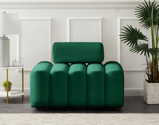 Melody Green Velvet Chair - 647Green-C - Vega Furniture