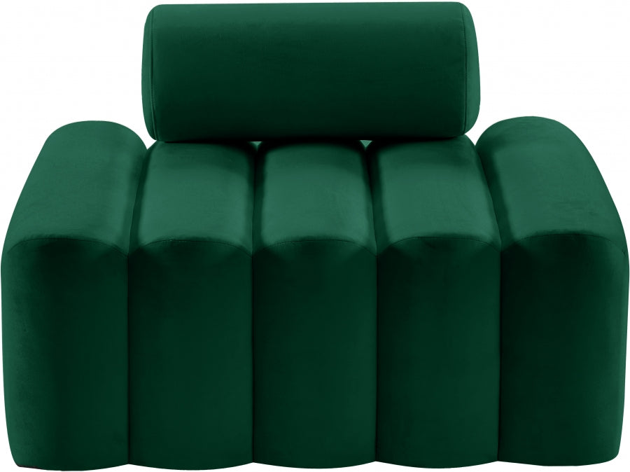 Melody Green Velvet Chair - 647Green-C - Vega Furniture