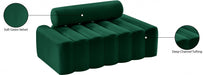 Melody Green Velvet Loveseat - 647Green-L - Vega Furniture