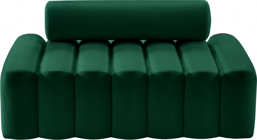 Melody Green Velvet Loveseat - 647Green-L - Vega Furniture