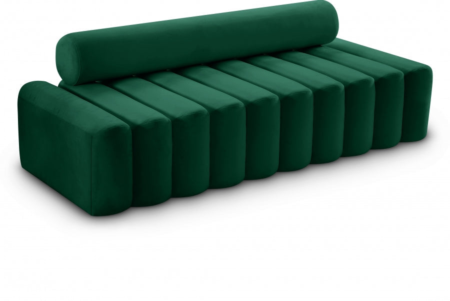 Melody Green Velvet Sofa - 647Green-S - Vega Furniture