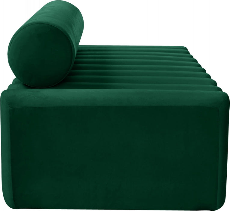 Melody Green Velvet Sofa - 647Green-S - Vega Furniture