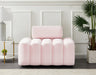 Melody Pink Velvet Chair - 647Pink-C - Vega Furniture