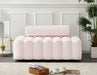 Melody Pink Velvet Loveseat - 647Pink-L - Vega Furniture