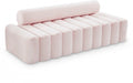 Melody Pink Velvet Sofa - 647Pink-S - Vega Furniture