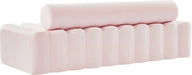 Melody Pink Velvet Sofa - 647Pink-S - Vega Furniture