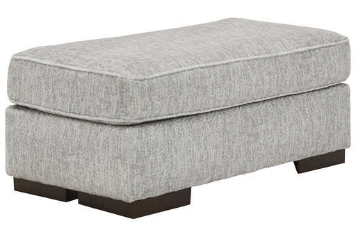 Mercado Pewter Ottoman - 8460414 - Vega Furniture
