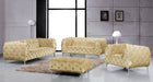 Mercer Beige Velvet Sofa - 646BE-S - Vega Furniture