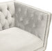 Michelle Cream Velvet Chair - 652Cream-C - Vega Furniture