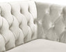 Michelle Cream Velvet Chair - 652Cream-C - Vega Furniture