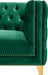 Michelle Green Velvet Loveseat - 652Green-L - Vega Furniture