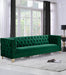 Michelle Green Velvet Sofa - 652Green-S - Vega Furniture