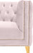 Michelle Pink Velvet Sofa - 652Pink-S - Vega Furniture