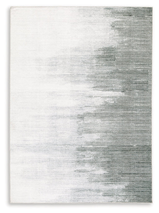 Milset Black/White/Gray Medium Rug - R406252 - Vega Furniture