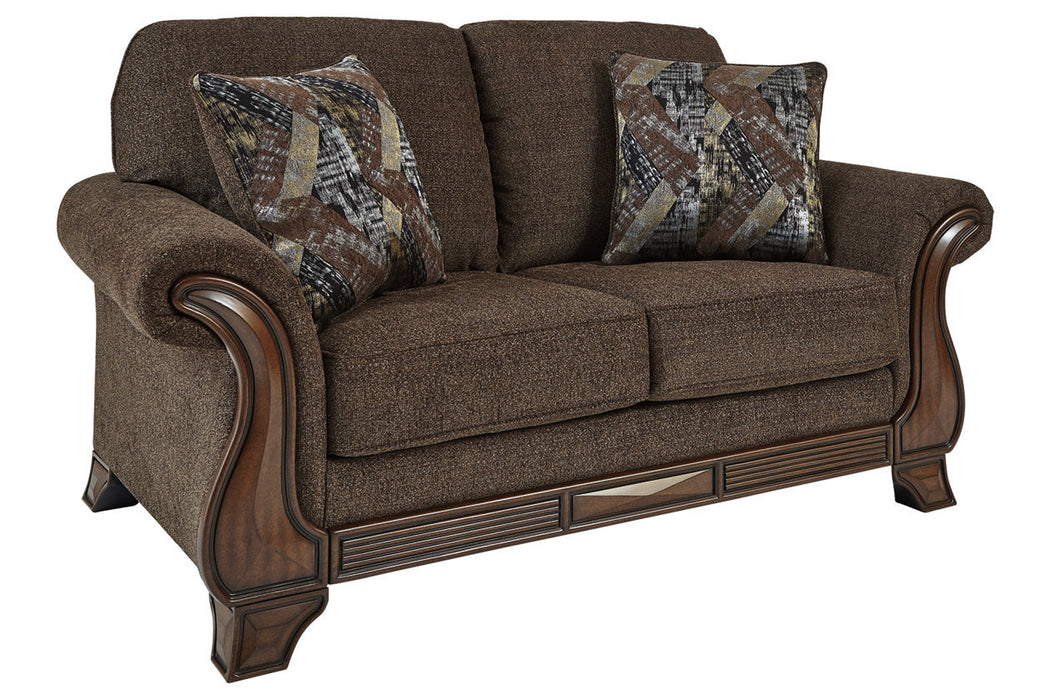 Miltonwood Teak Loveseat - 8550635 - Vega Furniture