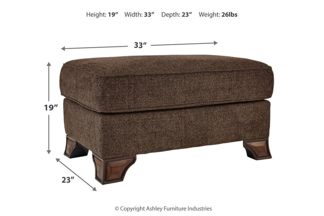 Miltonwood Teak Ottoman - 8550614 - Vega Furniture