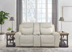 Mindanao Coconut Power Reclining Loveseat with Console - U5950518 - Vega Furniture