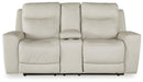 Mindanao Coconut Power Reclining Loveseat with Console - U5950518 - Vega Furniture