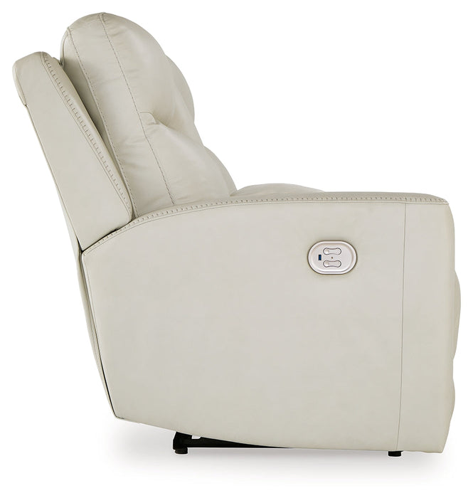 Mindanao Coconut Power Reclining Loveseat with Console - U5950518 - Vega Furniture