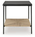 Minrich Black/Natural Accent Table - A4000591 - Vega Furniture