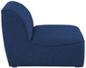 Miramar Blue Modular Armless Chair - 683Navy-Armless - Vega Furniture