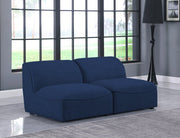 Miramar Blue Modular Loveseat - 683Navy-S66 - Vega Furniture