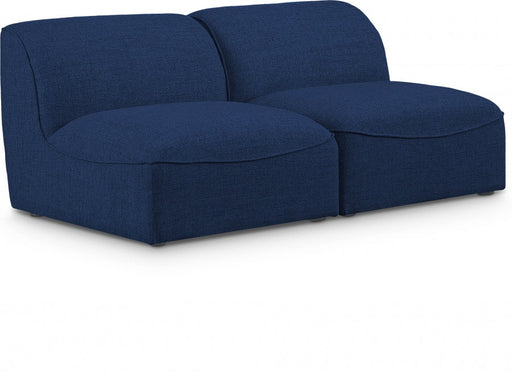 Miramar Blue Modular Loveseat - 683Navy-S66 - Vega Furniture