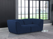 Miramar Blue Modular Loveseat - 683Navy-S76 - Vega Furniture