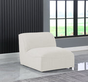 Miramar Cream Modular Armless Chair - 683Cream-Armless - Vega Furniture