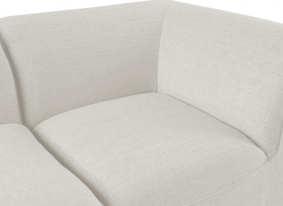 Miramar Cream Modular Loveseat - 683Cream-S76 - Vega Furniture