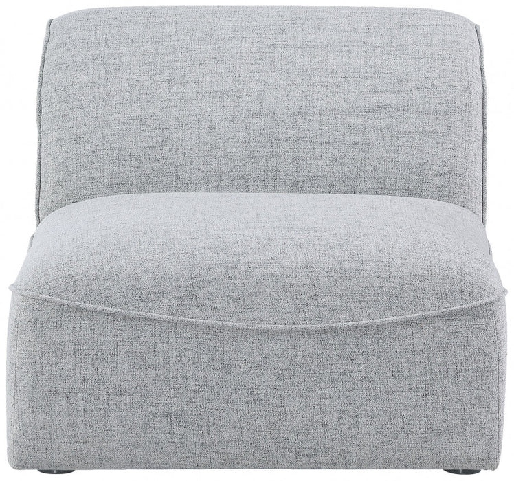 Miramar Grey Modular Armless Chair - 683Grey-Armless - Vega Furniture