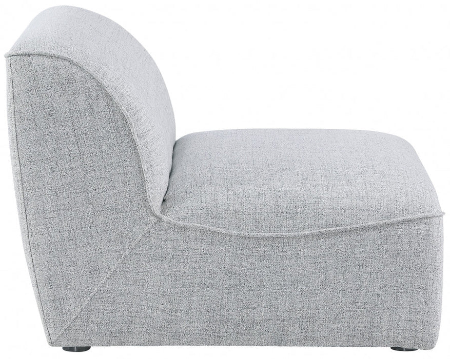 Miramar Grey Modular Armless Chair - 683Grey-Armless - Vega Furniture