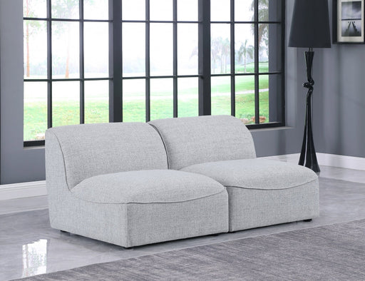 Miramar Grey Modular Loveseat - 683Grey-S66 - Vega Furniture