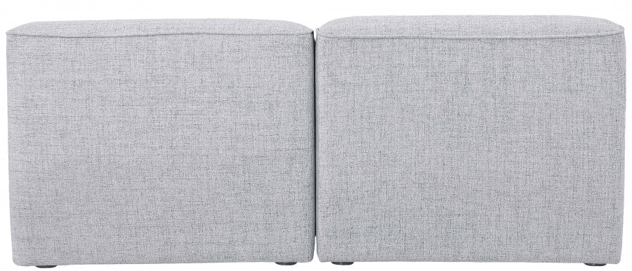 Miramar Grey Modular Loveseat - 683Grey-S66 - Vega Furniture