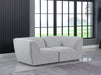 Miramar Grey Modular Loveseat - 683Grey-S76 - Vega Furniture