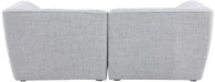 Miramar Grey Modular Loveseat - 683Grey-S76 - Vega Furniture